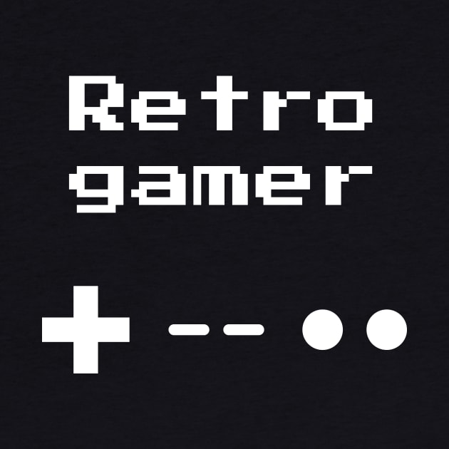 Retro Gamer 8-bit Retro Gaming by Nonstop Shirts
